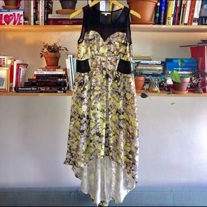 Gianni Bini High Low Sheer Dress